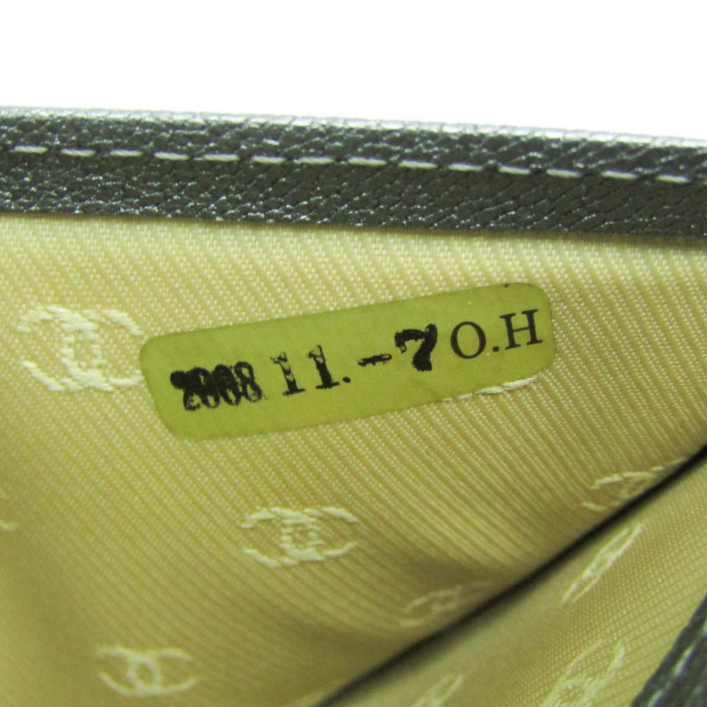 CHANEL Silver Leather Wallet - Picture 11 of 12